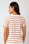 Blusa Dwz Listrada Manga Dobrada