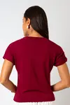 Blusa Dwz Lisa Manga Dobrada