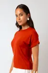 Blusa Dwz Lisa Manga Dobrada