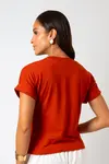 Blusa Dwz Lisa Manga Dobrada