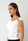 Blusa Dwz com Fivela Assimetrica