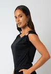 Blusa Dwz com Fivela Assimetrica