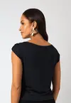Blusa Dwz com Fivela Assimetrica