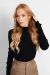 Blusa Dwz Manga Longa Retilinia