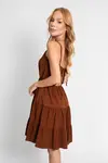Vestido Dwz Curto com Babado