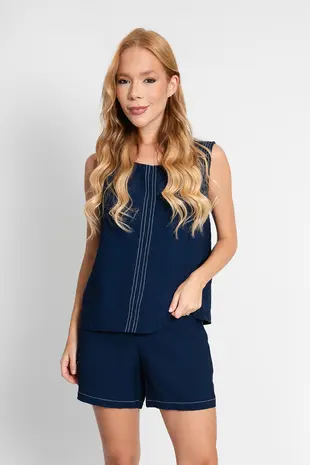 Conjunto Dwz Short e Pesponto