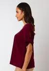 Blusa Dwz Lisa Manga com Amarracao