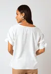 Blusa Dwz Lisa Manga com Amarracao