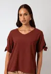Blusa Dwz Lisa Manga com Amarracao