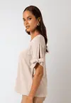 Blusa Dwz Lisa Manga com Amarracao