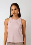 Blusa Dwz Lisa sem Manga Decote Redondo
