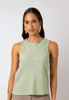Blusa Dwz Lisa sem Manga Decote Redondo
