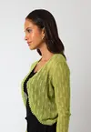 Cardigan Dwz Decote V Tricot