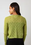 Cardigan Dwz Decote V Tricot