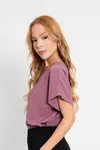 Blusa Dwz Manga Curta Gola Redonda