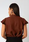 Blusa Dwz Lisa Manga Curta