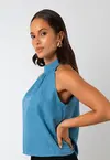 Blusa Dwz com Gola Drapeada