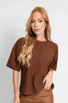 Blusa Dwz Manga Curta Lisa