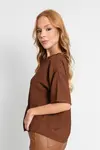 Blusa Dwz Manga Curta Lisa
