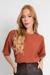 Blusa Dwz Manga Curta Lisa
