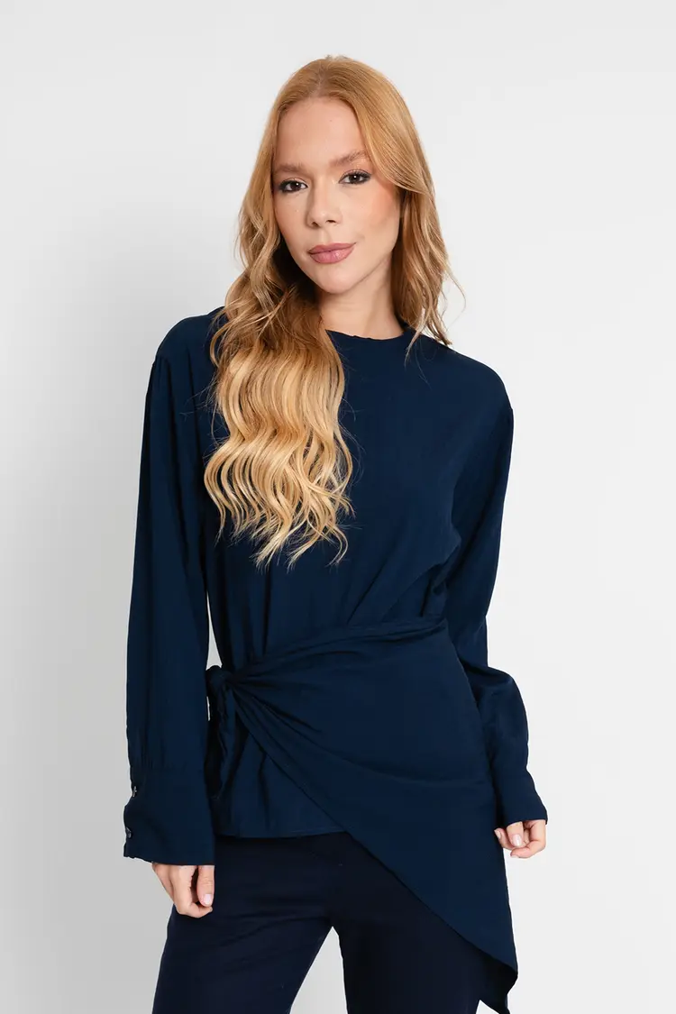 Blusa Dwz com Manga e Lenco
