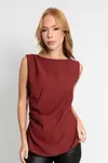 Blusa Dwz com Pregas na Cintura