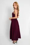 Vestido Dwz Mid Liso Recorte