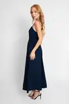 Vestido Dwz Mid Liso Recorte