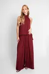 Conjunto Dwz Blusa Costa Nua Calca Pantalona