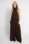 Conjunto Dwz Blusa Costa Nua Calca Pantalona