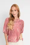 Blusa Dwz Redonda e Manga Bufante