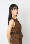Blusa Dwz Recortes Suede