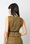 Blusa Dwz Recortes Suede
