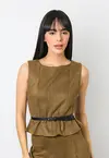 Blusa Dwz Recortes Suede