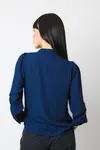 Blusa Dwz em Crepe Manga Longa