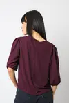 Blusa Dwz Lisa em Crepe Manga  3/4
