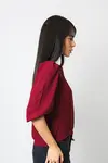Blusa Dwz Lisa em Crepe Manga  3/4