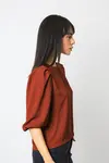 Blusa Dwz Lisa em Crepe Manga  3/4