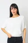 Blusa Dwz Manga Curta Malha Retilinea