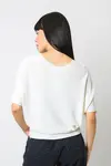 Blusa Dwz Manga Curta Malha Retilinea
