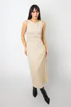 Vestido Dwz Mid Malha Texturizada