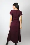 Vestido Dwz Decote V Meia Manga