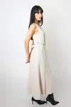 Vestido Dwz Abertura e Faixa