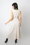 Vestido Dwz Abertura e Faixa