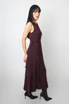 Vestido Dwz Abertura e Faixa