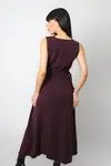 Vestido Dwz Abertura e Faixa
