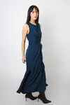 Vestido Dwz Abertura e Faixa