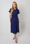 Vestido Dwz Chemisse com Faixa