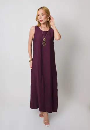 Vestido Dwz Longo Regata Liso