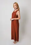 Vestido Dwz Longo Regata Liso